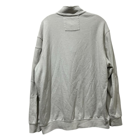 Brax Men’s XXL Cream Gray Sion Organic Cotton Long Sleeve quarter zip Sweater B3 - Picture 4 of 7